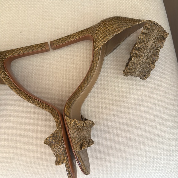 Zimmermann Brown Textured Heels - Picture 5 of 12